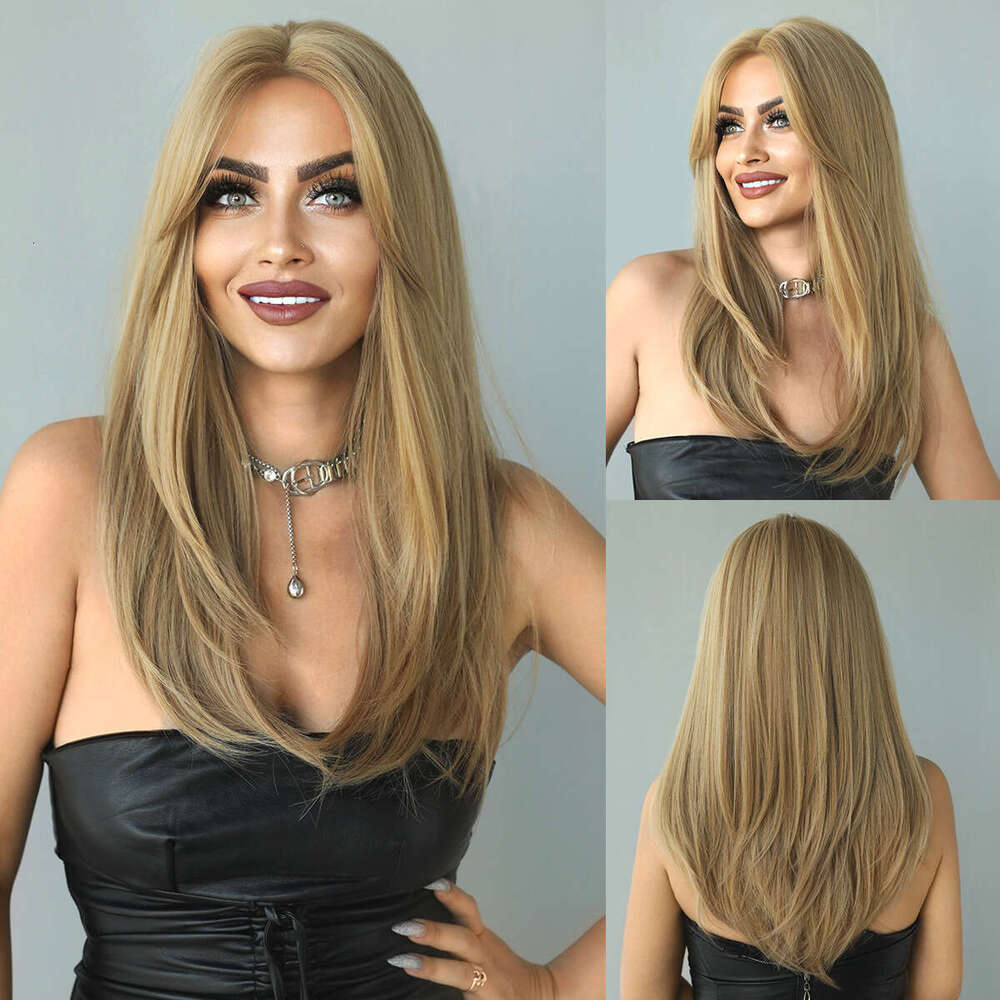 Gold Milk Tea Platinum Small Lace Wig