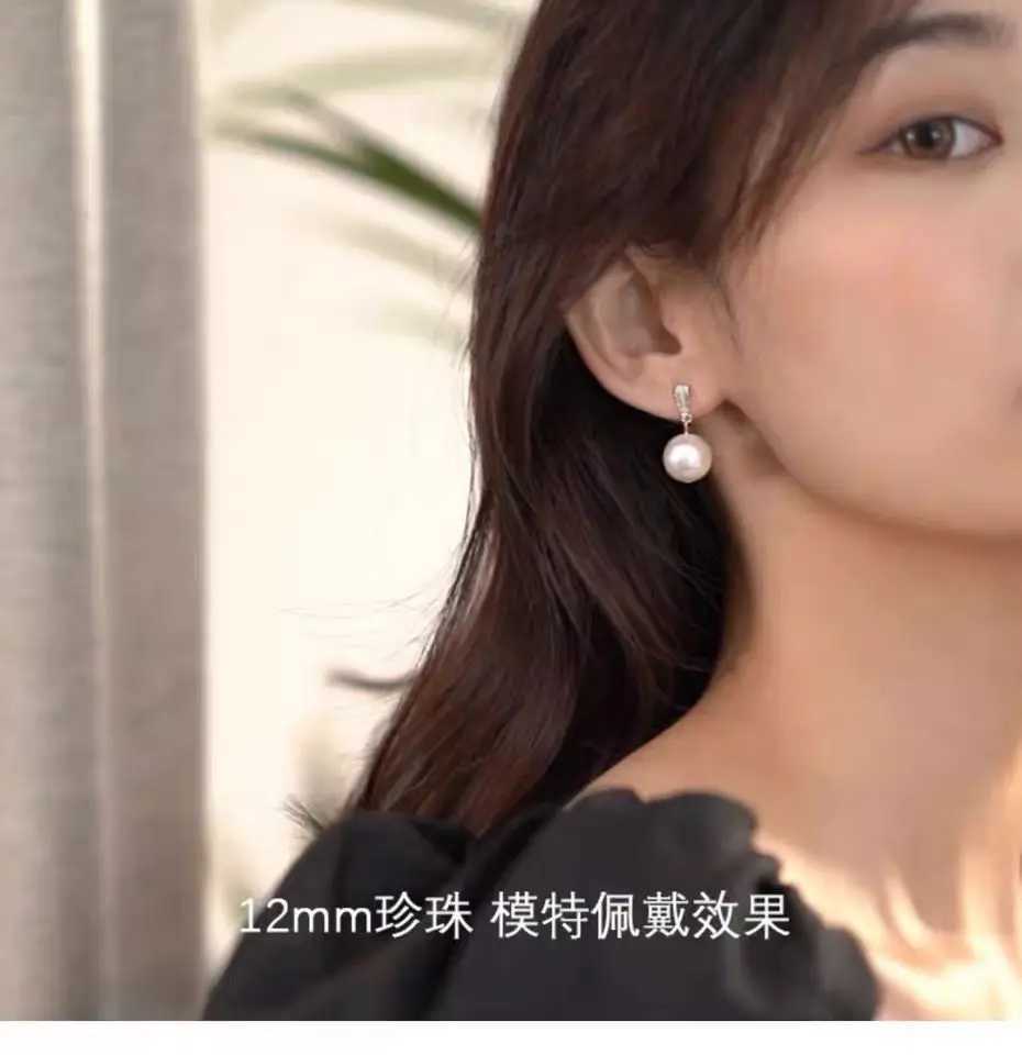 Fashion simulation pearl geometric clip earrings without perforations womens fake perforations gold ear clip W241017