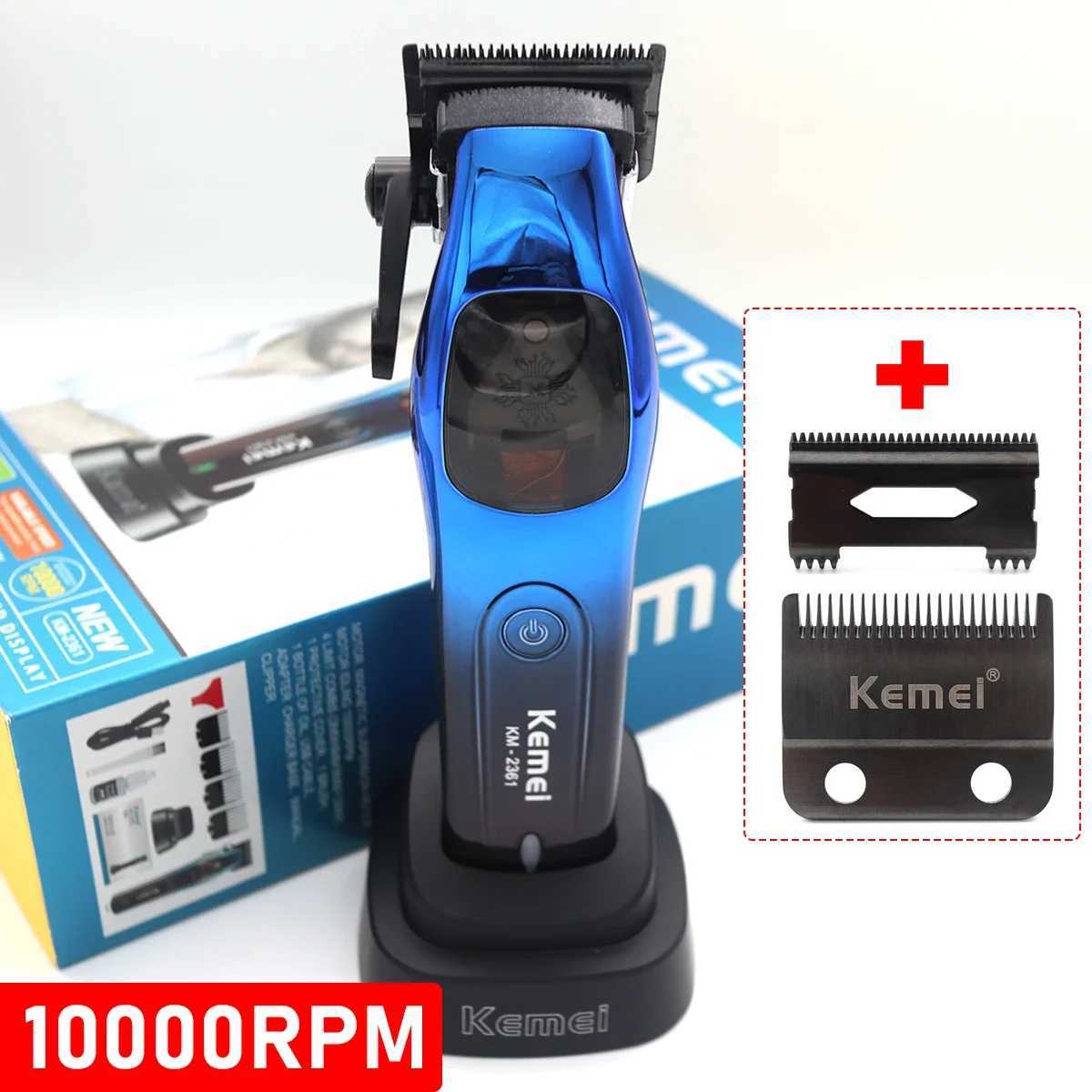 Kemei High Speed Magnetic Motor Professional Hair Clipper 10000RPM Cordless Electric Hair Clipper W241017