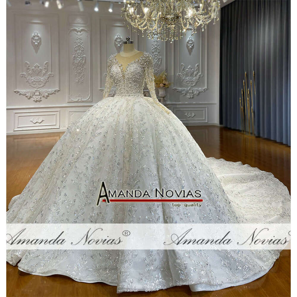 Amanda Novias 2 in 1 Lace Wedding Dress