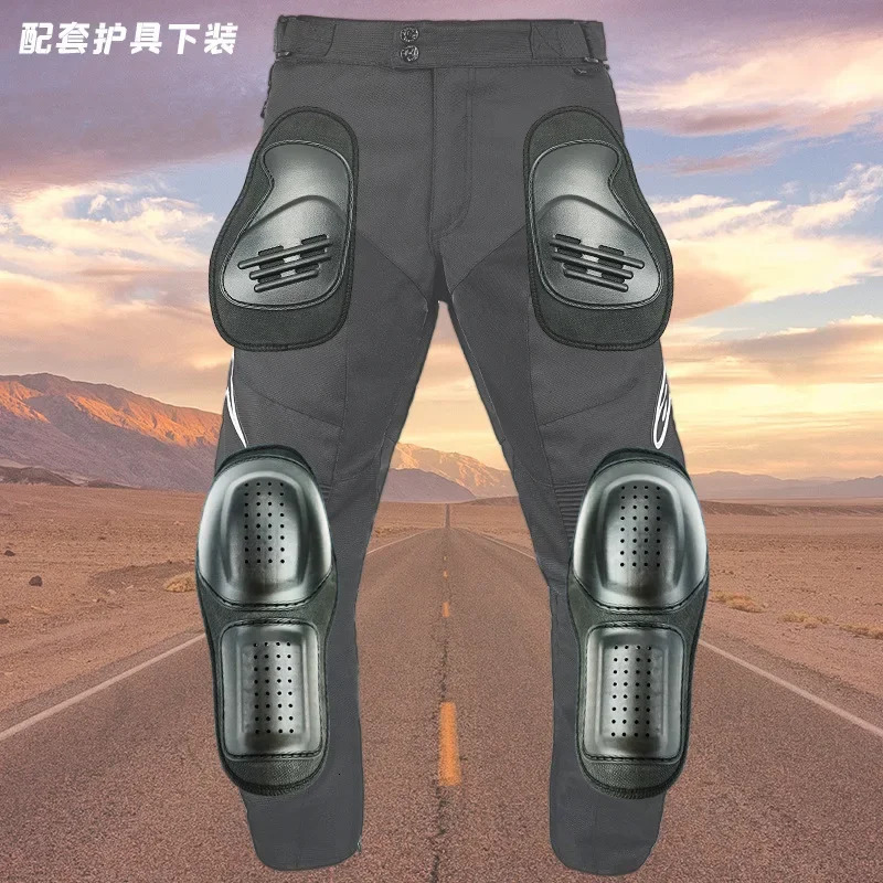 Motorcycle off-road cycling pants mens protective riding racing pants waterproof motorcycle warm and fall proof 241016