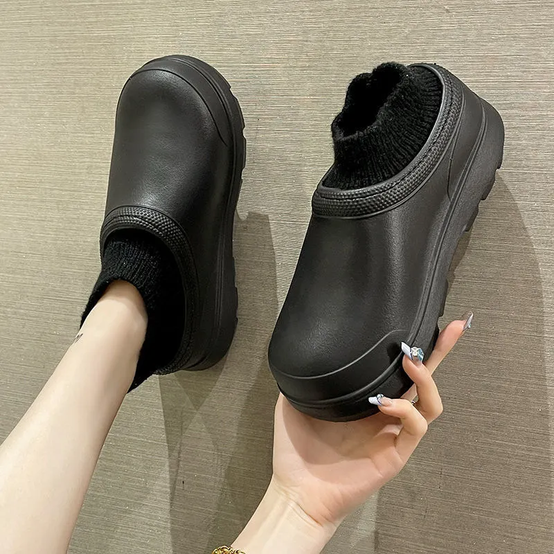 Designer Boot Womens Mens Slippers Winter Waterproof Warm And Fluffy Rain Shoes Winter Snow Fur Boots