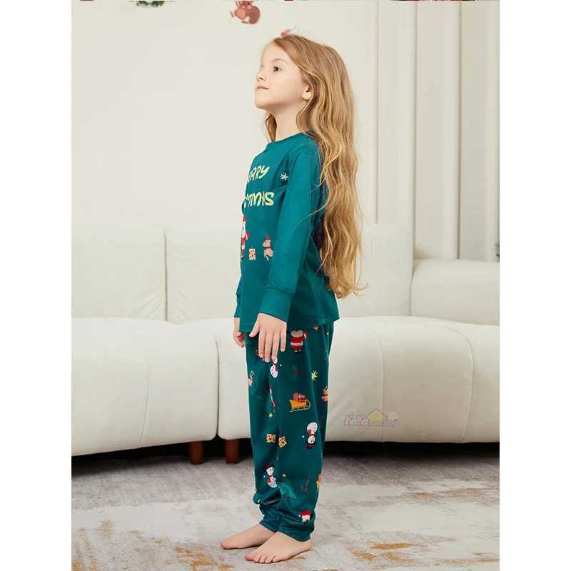 Christmas Family Matching Set 2024 New Mom Dad/Child Christmas Pajama Clothing Baby Pants Casual Pajamas Family Appearance Pajamas W241015