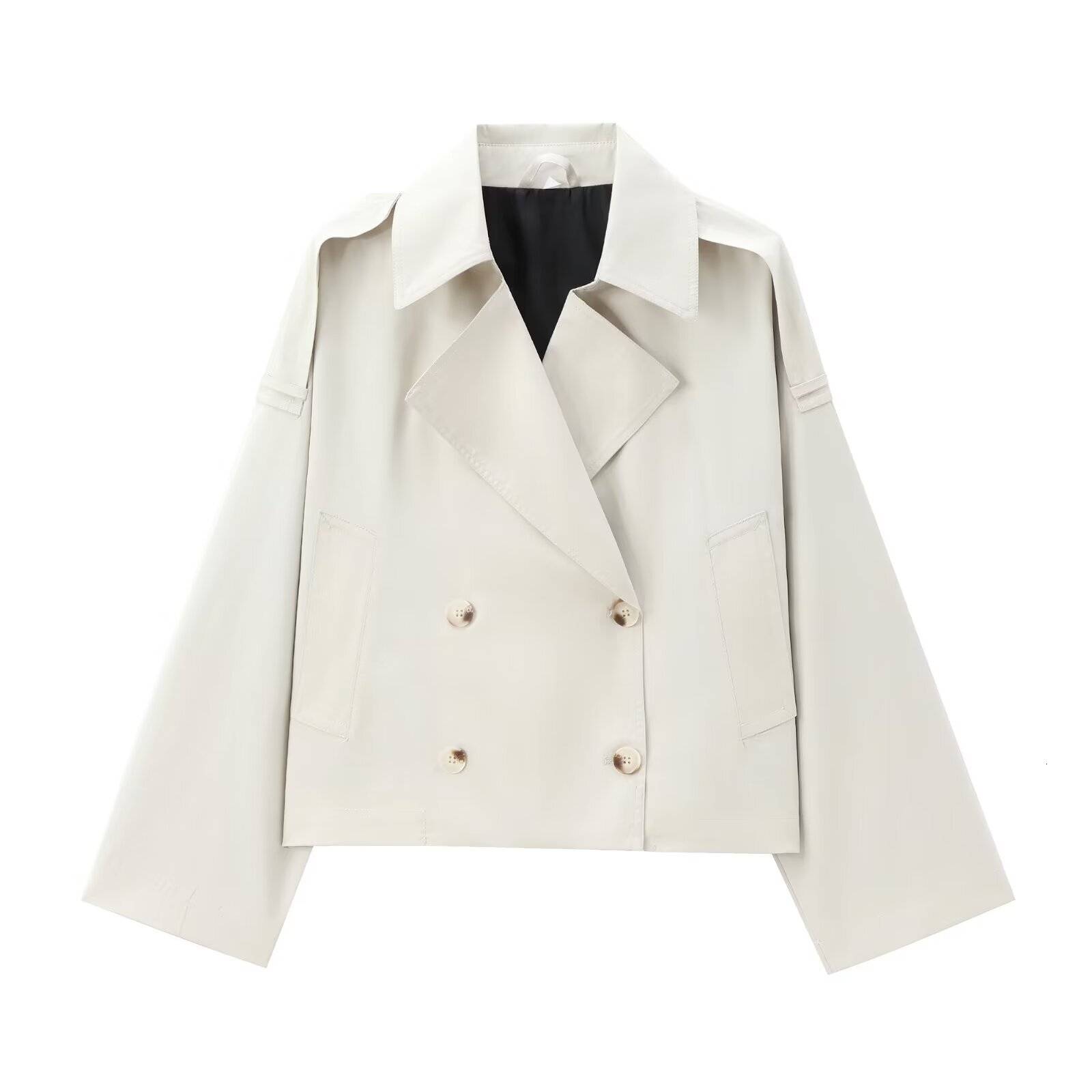 Women's Coat Outwear With Button Long Sleeve Tops 2024 Cargo Inszartrafaf Woman Jackets
