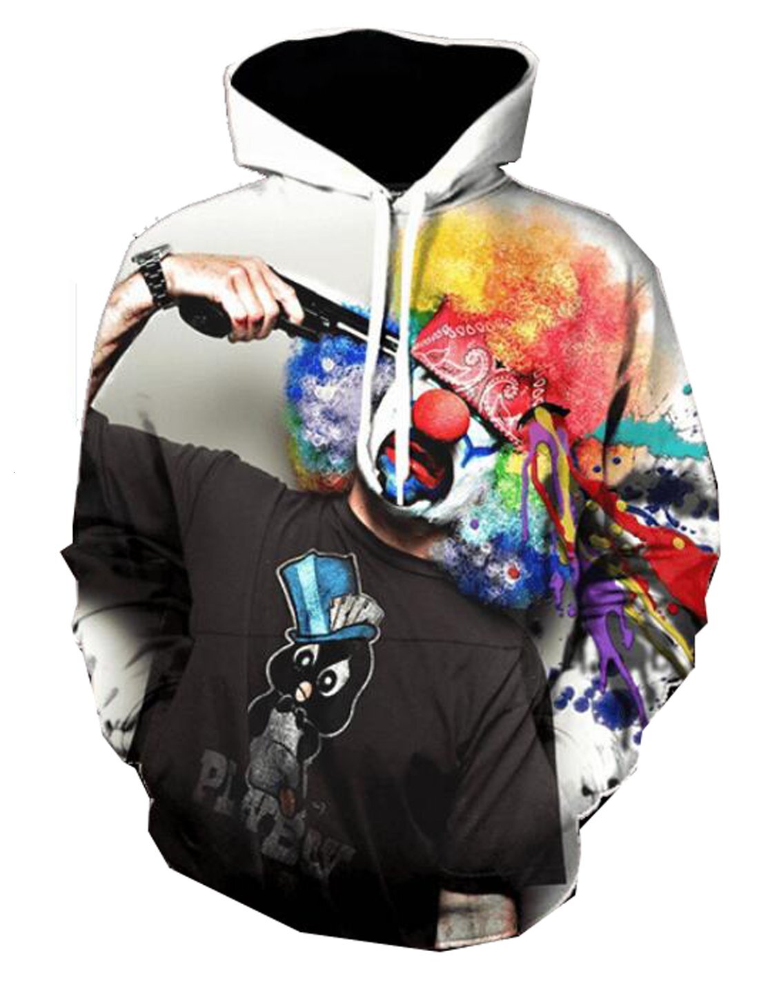 Hoodie for Mens Womens Binn Mens Hoodies 3D Printed Hip-Hop Style Long Sleeve Jacket Black US-L Graphic Hoodies sweatshirt Pullover Long Sleeve