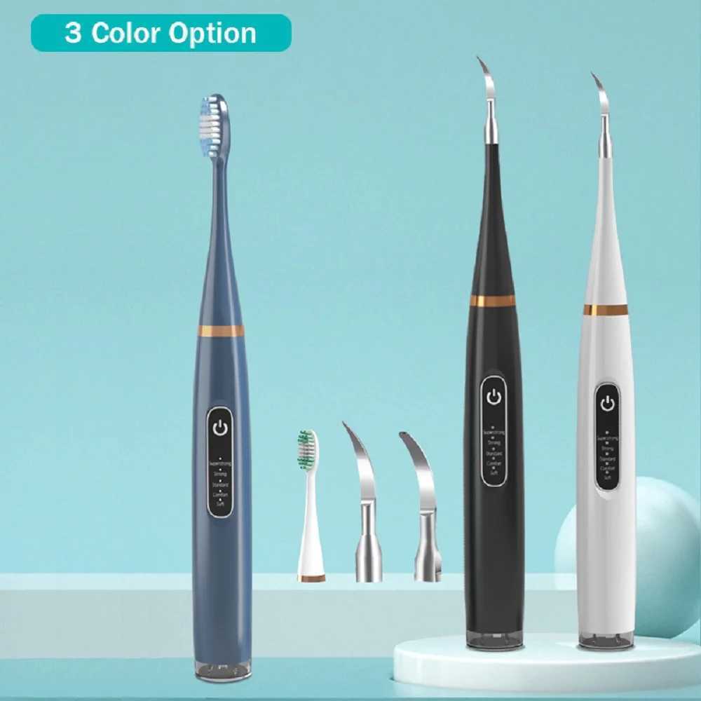 New Arrival Electric teeth whitening teeth calculus patch coffee stains Tatar removal high-frequency sonic toothbrush teeth cleaner G241017