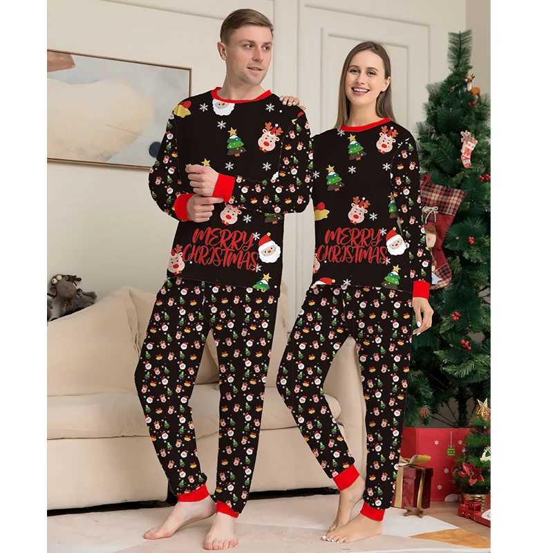 Family Matching Christmas Pajama Set for Father Mother Daughter Son Children Matching Set for Baby Panties Pajamas W241015