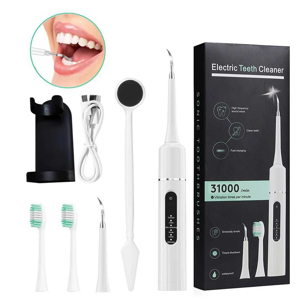 Electric teeth cleaning instrument waterproof USB fast charging sonic toothbrush rechargeable dental brush device M241017