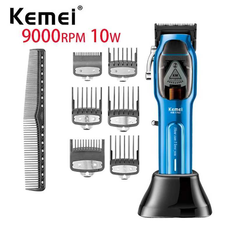 Kemei Professional Barber Hairdresser Cordless Trimmer Electric Hair Clipper Power 9000RPM 10W W241017