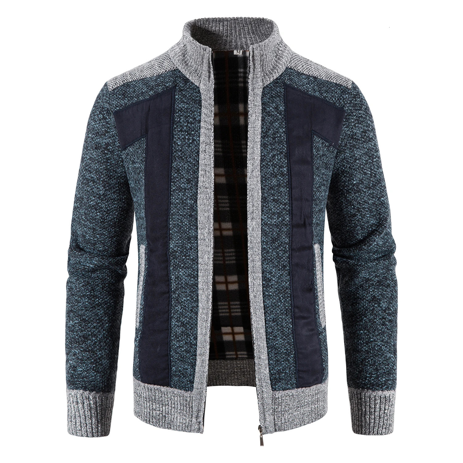 Autumn Spring Sweater Mens Cardigan Zip Up Turtleneck Jacket Y2K Sweatshirt Winter Hombre Cold Coat Knitted Jumper Sweatercoat 241017