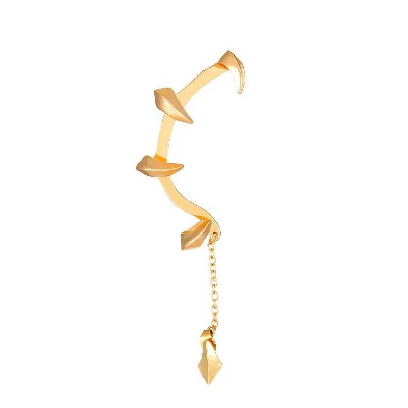 Gothic Punk Devil Claw Earrings Female Rock Hip Hop Jewelry Gothic Punk Earrings Perforated Earrings W241017