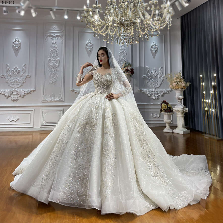 Hot Sale 2024 Ball Gown Wedding Dress Real Photos 100% Same