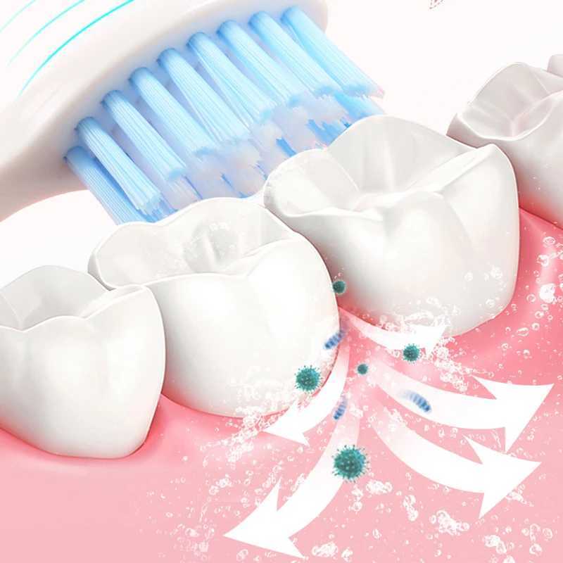 Electric toothbrush powerful sonic cleaning rechargeable waterproof suitable for men women households medical equipment oral care M241017