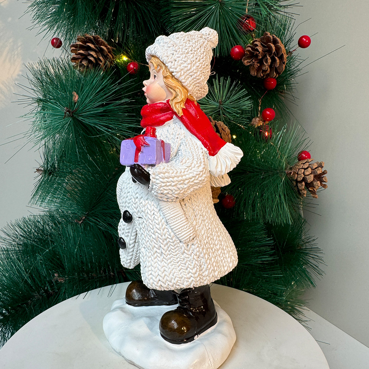 Christmas Tree Snowman Gorgeous Snowman Resin Statue Christmas Snowman Statue