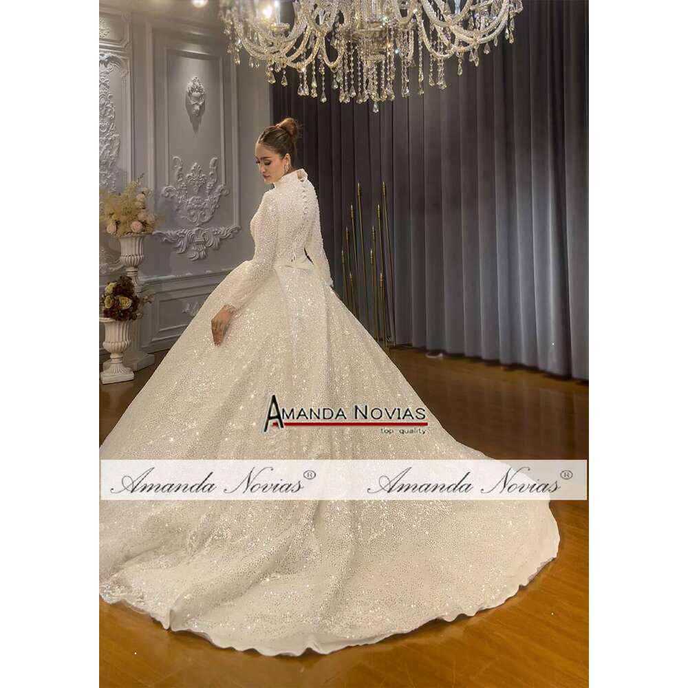 Amanda Novias Muslim Full ing Wedding Dress