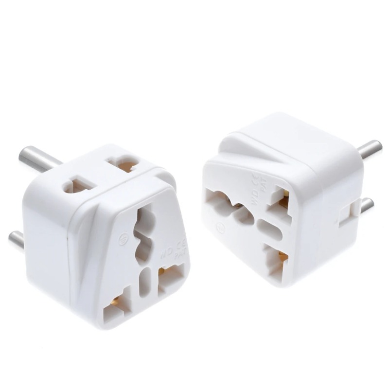 Universal 2 in 1 India Travel Adapter CE Copper India Pakistan South Africa power connector japan au eu us uk to india adapter plug Type D