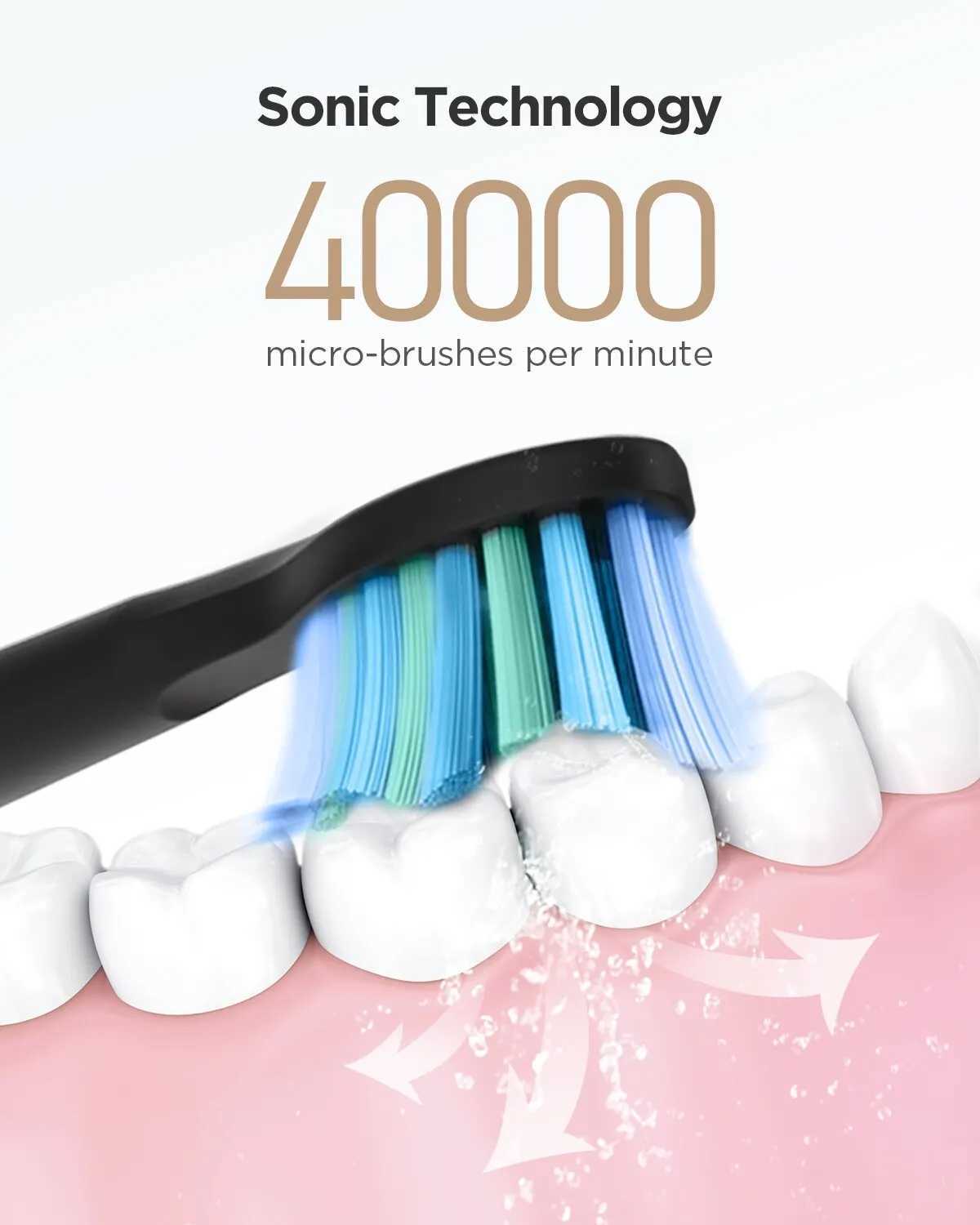 Fairywill electric sonic toothbrush USB charging FW-507 rechargeable waterproof electronic toothbrush replaced with human head M241017