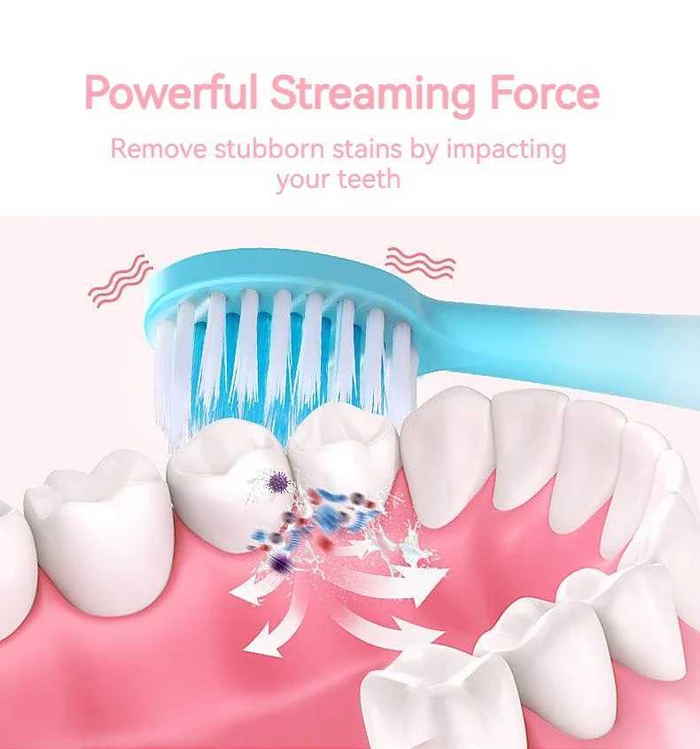 New Arrival Electric toothbrush IPX7 waterproof sonic toothbrush for deep cleaning and whitening DuPont soft brush with large button vibration toothbr