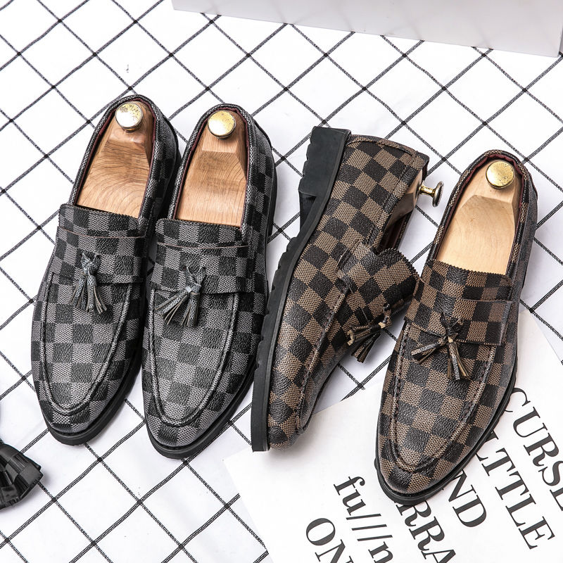 2024 Men Designers Loafers Shoes Original Wedding Paty men dress shoes Genuine Leather Classic Elegant Loafers Round Toe Office dress shoes men 38-48