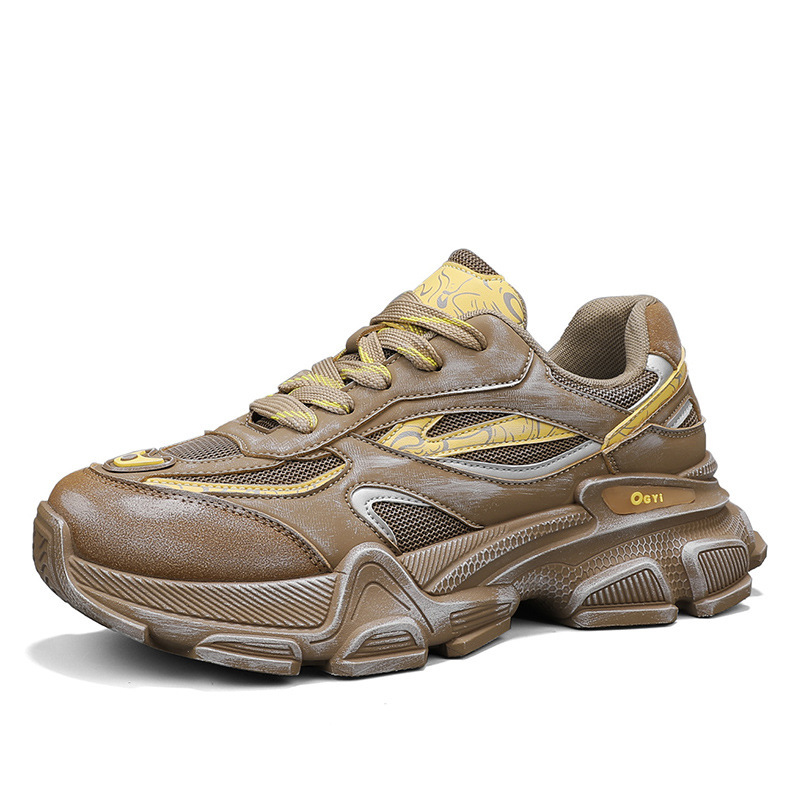 Men's Autumn 2024 Color Wiping Sports Versatile Casual Shoes
