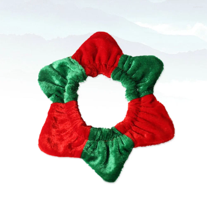 Dog Collars Christmas Red Green ing Neck Adjustable Circle wer Pet Collar Dress Necktie Decoration
