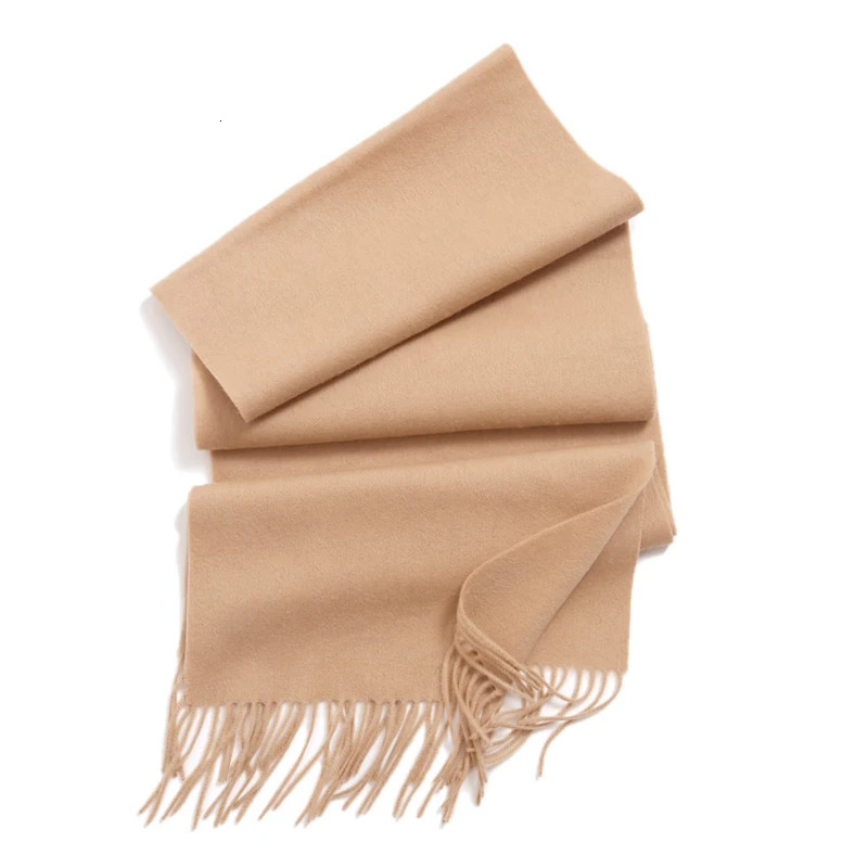 Solidlove Wool Winter Scarf Womens Adult 100% Fashion Cashmere Raincoat Bag 241009
