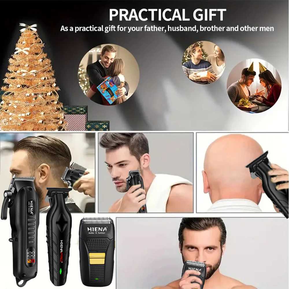 Hair clipper set cordless USB charging trimmer reciprocating shaver suitable for home use or barber use W241017
