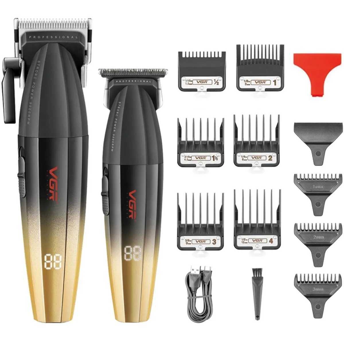 VGR Professional Electric Hair Clipper Cordless Hair Clipper 9000 RPM Mens Hair Clipper V-003 V-906 W241017