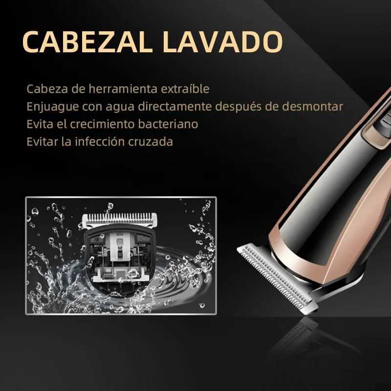 Kemei-418 Electric Hair Clipper Rechargeable Baby Hair Clipper Styling Tool Original Beauty Cordless Mens Hair Clipper 418 W241017