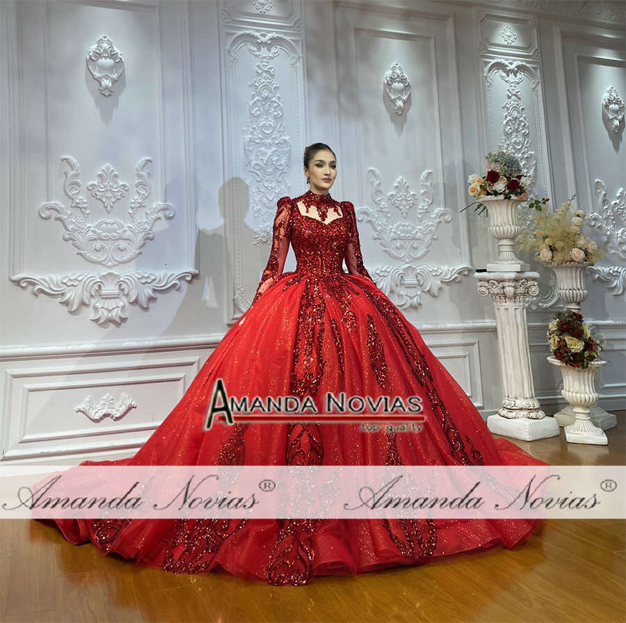 Wine Red Wedding Dresses New Ball Gown