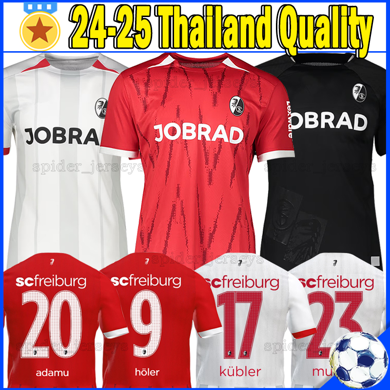 24 25 Freiburg Soccer Jerseys adumu grifo 2024 2025 doan holer kubler dinkci muslija gregoritsch osterhage hofler eggestein kyereh Football Shirts Men Uniforms