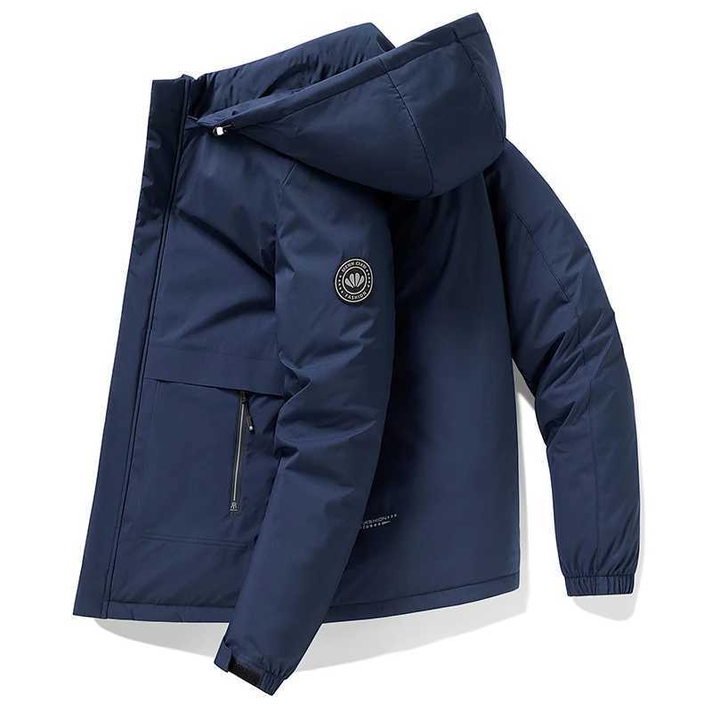 Men Puffer Jacket Thick Winter Jacket Men Warm Parkas Graphene Coats Fashion Casual Outwear Hooded Cotton-padded Men Clothing X2410173