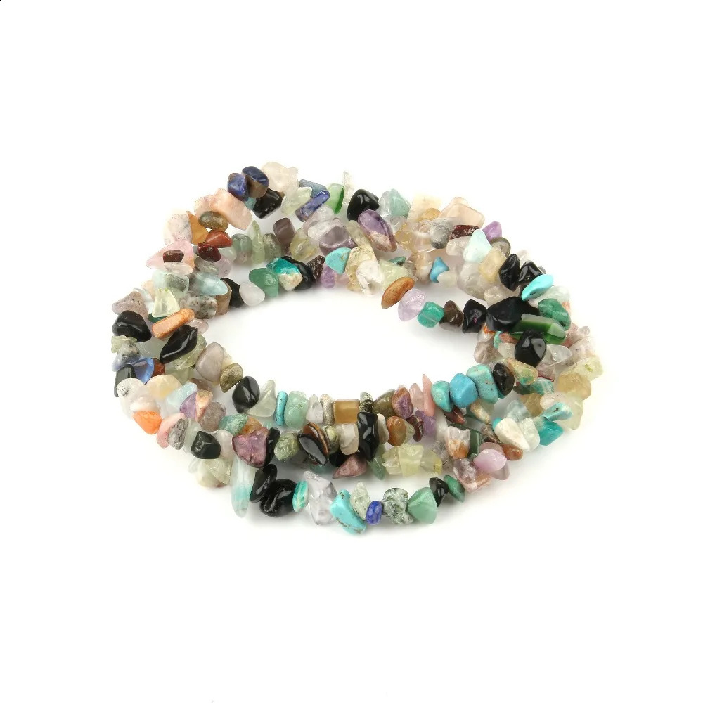 Irregular gravel 3x5-4x6mm natural stone aquamarine gemstone crystal jadeite beads for DIY jewelry making agate bracelets necklaces 241017