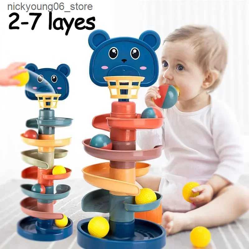 Baby Toy Development Games Montessori Rolling Ball Baby Toys Educational Toys Montessori Activity Stacking Toys For Babies 1 2 3 Years L240910