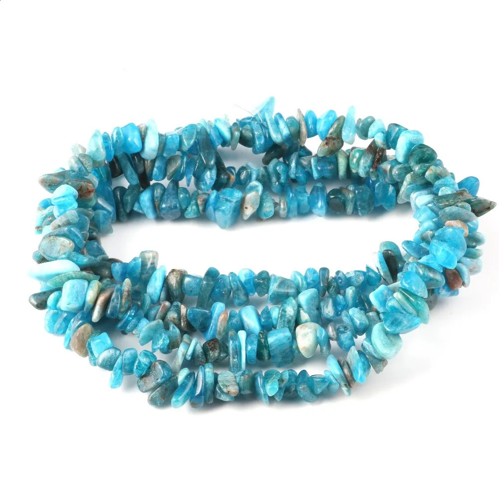 Irregular gravel 3x5-4x6mm natural stone aquamarine gemstone crystal jadeite beads for DIY jewelry making agate bracelets necklaces 241017