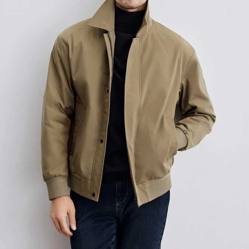Mens jackets Korean fashion collar jackets mens clothing lightweight jackets spring and autumn jackets streetwear styles M241017