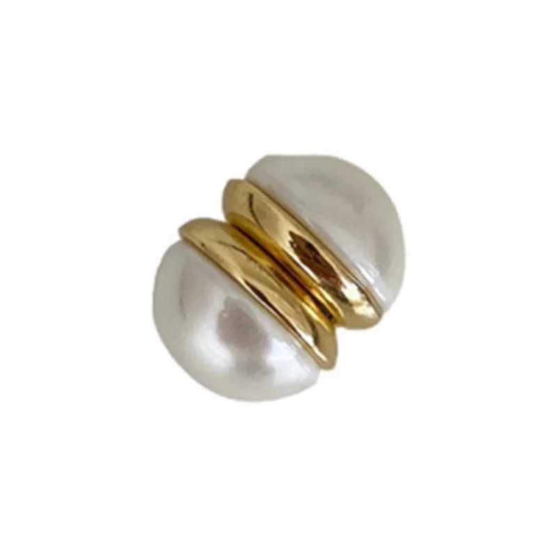 Magnetic Non Perforated Earrings with Clip Earrings for Women Retro Fashion Earrings Jewelry Accessories Pearl Earrings Korean Jewelry W241017