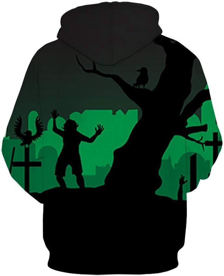 Hoodie for Mens Womens Halloween Couples Hoodies Men Women Mode 3D Print Long Sleeve Top Blouse Shirt Graphic Hoodies sweatshirt fashion Pullover Long