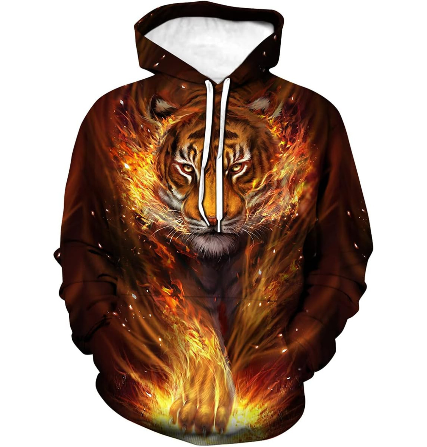Hoodie for Mens Womens Unisex Mens 3D Printed Novelty Pattern Hoodies Tiger Hoodie Pullover Sweatshirt Graphic Hoodies sweatshirt Fashion Trends