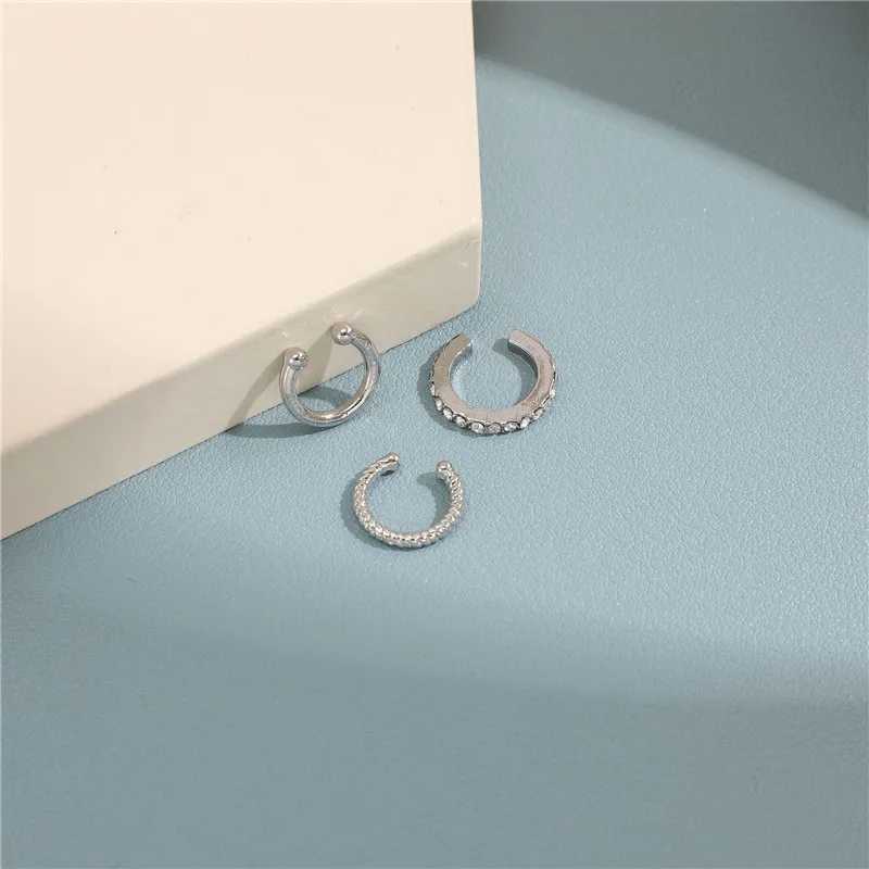 KOTIK 2024 Fashion Ear Sleeves Non Perforated Earclip Earrings Non Perforated Fake Earrings W241017