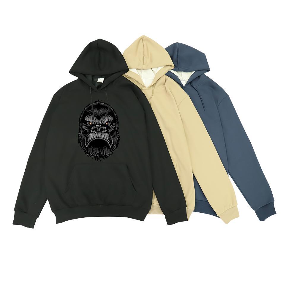 Fashion Hooded Sweatshirt Long Sleeve Soft Warm Couples Hoodie Black Oversized Clothes Casual Daily Wear Tech Fleece