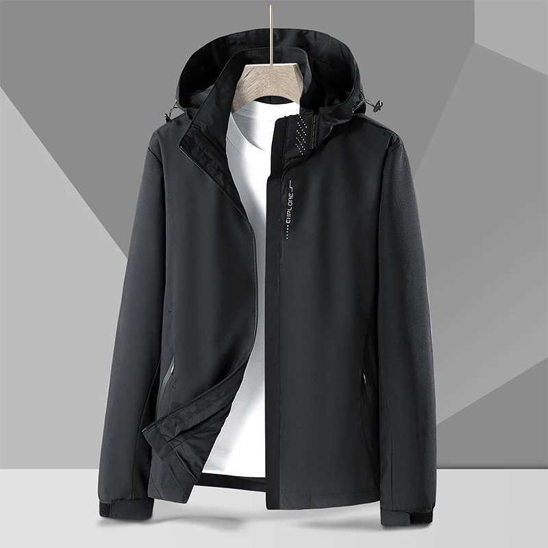 Men Hooded Jacket Autumn Thin Sport Jackets Causal Windbreaker Breathable Outdoor Coats Windproof Mens Clothing Top X241017