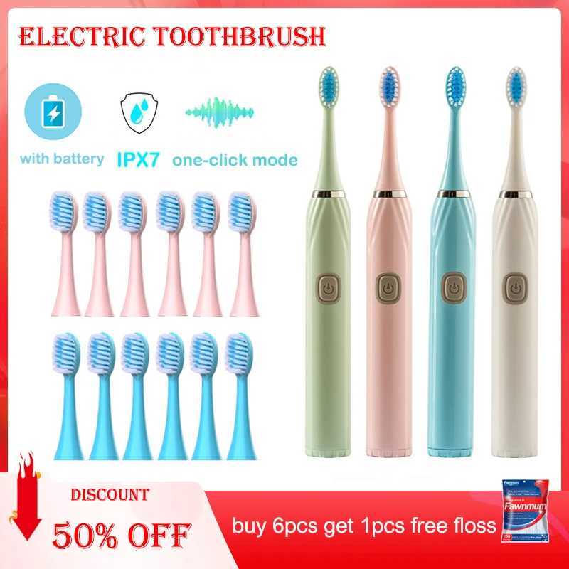 New Arrival Electric toothbrush IPX7 waterproof sonic toothbrush for deep cleaning and whitening DuPont soft brush with large button vibration toothbr