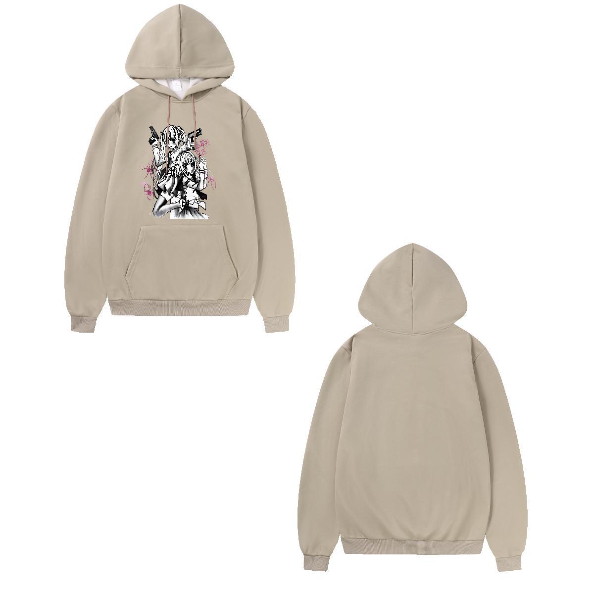 Stylist Mens Hoodie Sweatshirt Breathable Cool Men Hoodie Black Khaki Blue Clothes Autumn Winter Casual Thick Plush