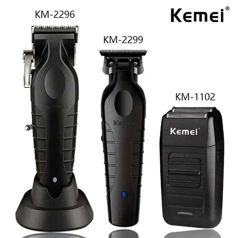 Kemei KM-2296 KM-2299 KM-1102 Professional Hair Clipper Kit Electric Shaver Male Hair Clipper Male Trimmer W241017