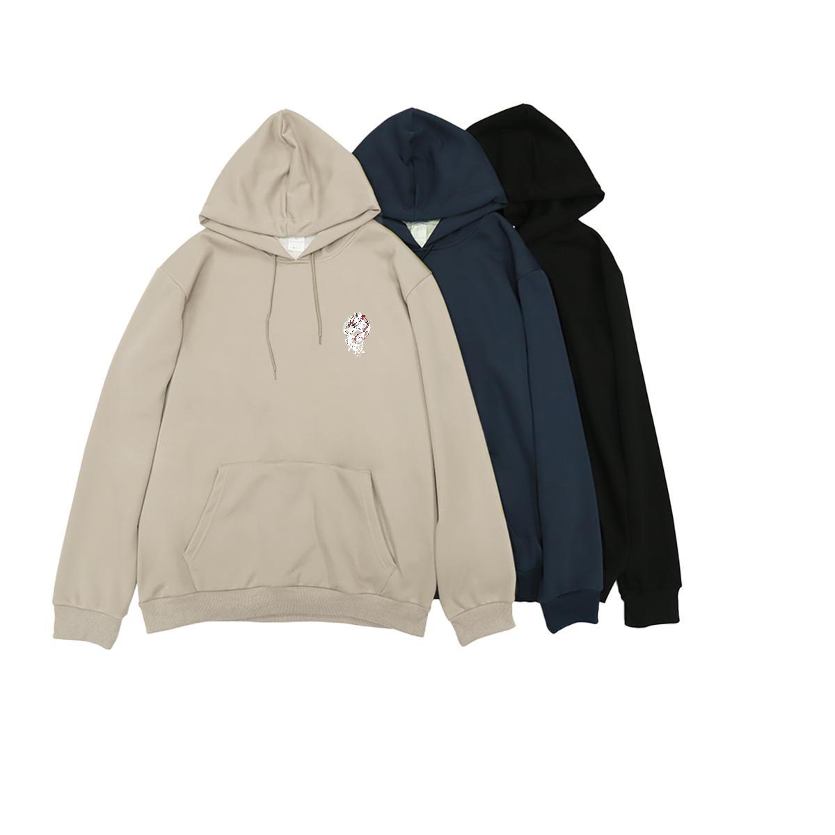 Designer Fashion Mens Hoodie Wholesale Men Tops Hoodie Cartoon Print Pullover Hoodie Hip Hop Breathable Drawstring 350g Cotton