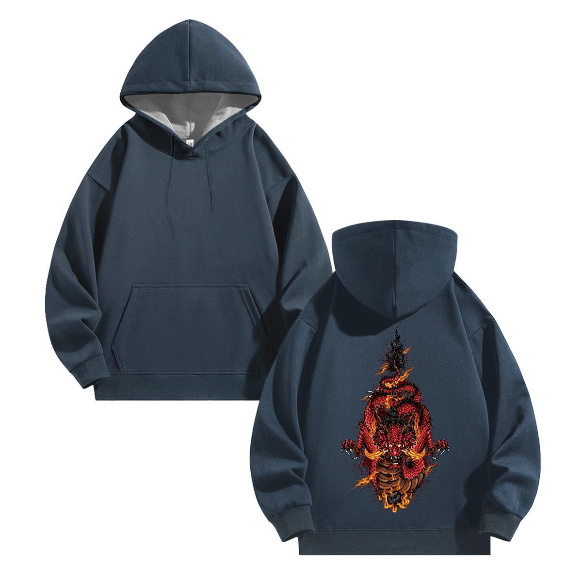 Wholesale Man Hoodie Customized Print TOP Quality Hoodie for Man Woman Tops Hoody Anime Printing Street Thick Plush Hooded Collar Breathable