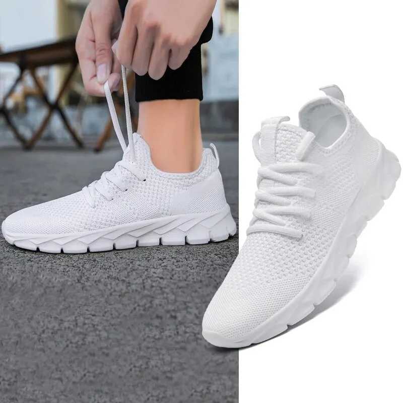Lightweight casual mens shoes anti slip comfortable breathable sports shoes outdoor running shoes Y241017
