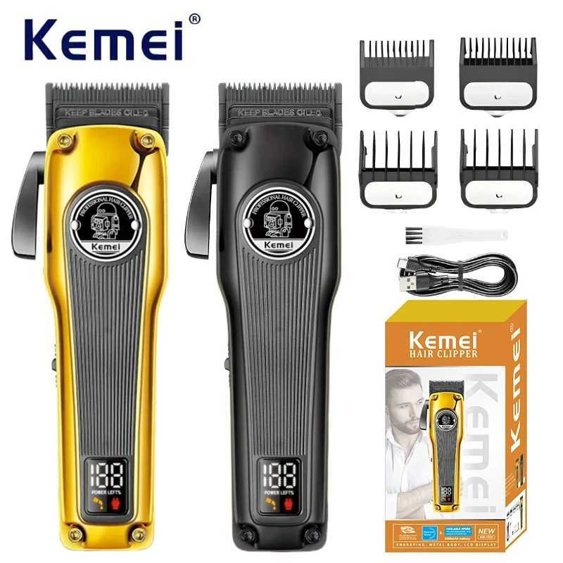 Kemei Barber Professional Barber Hair Clipper Rechargeable Brushless Motor Barber Male Barber KM-1825 Barber W241017