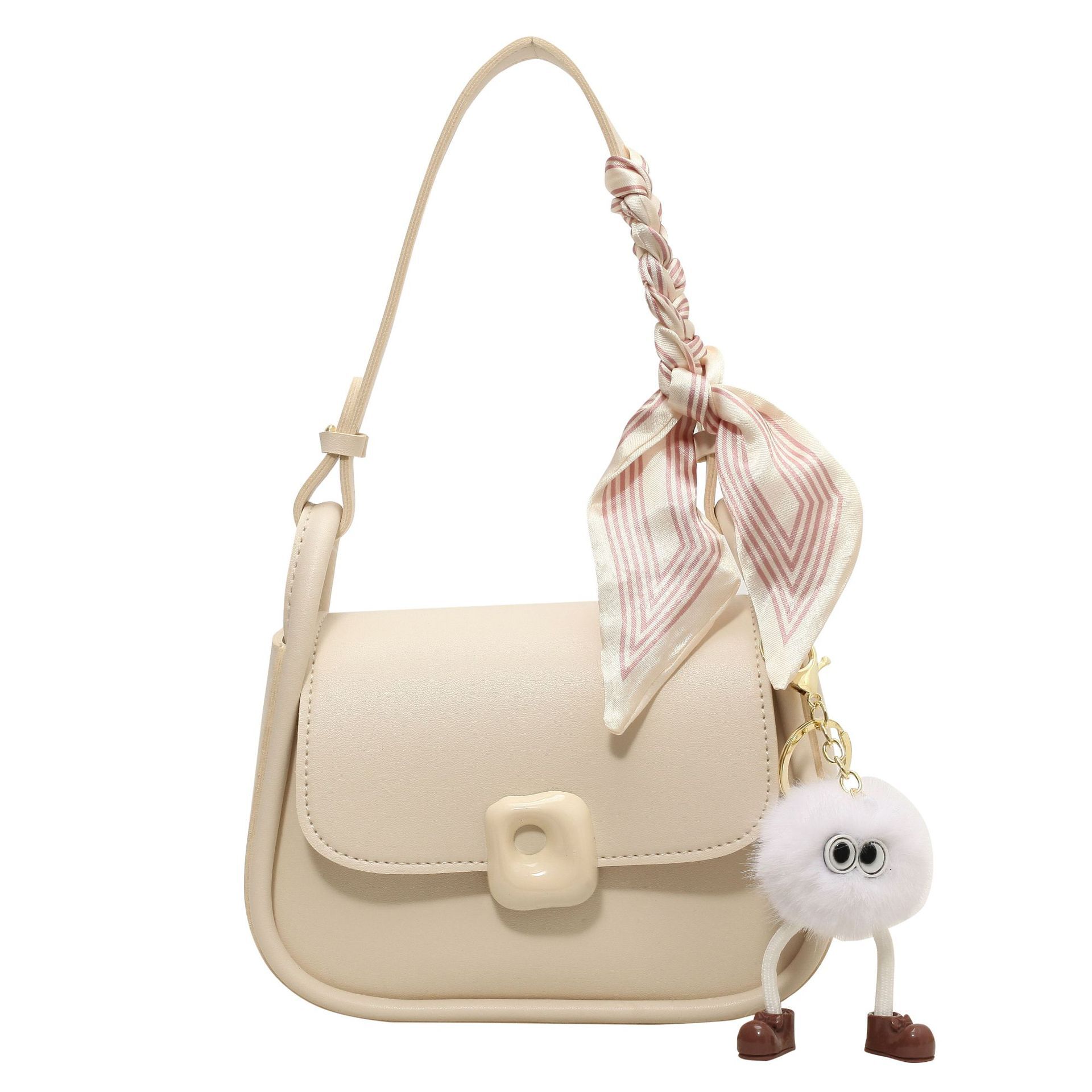 New Light Luxury Bow Single Shoulder Style High Quality Underarm Bag, Unique Trendy Crossbody Bag